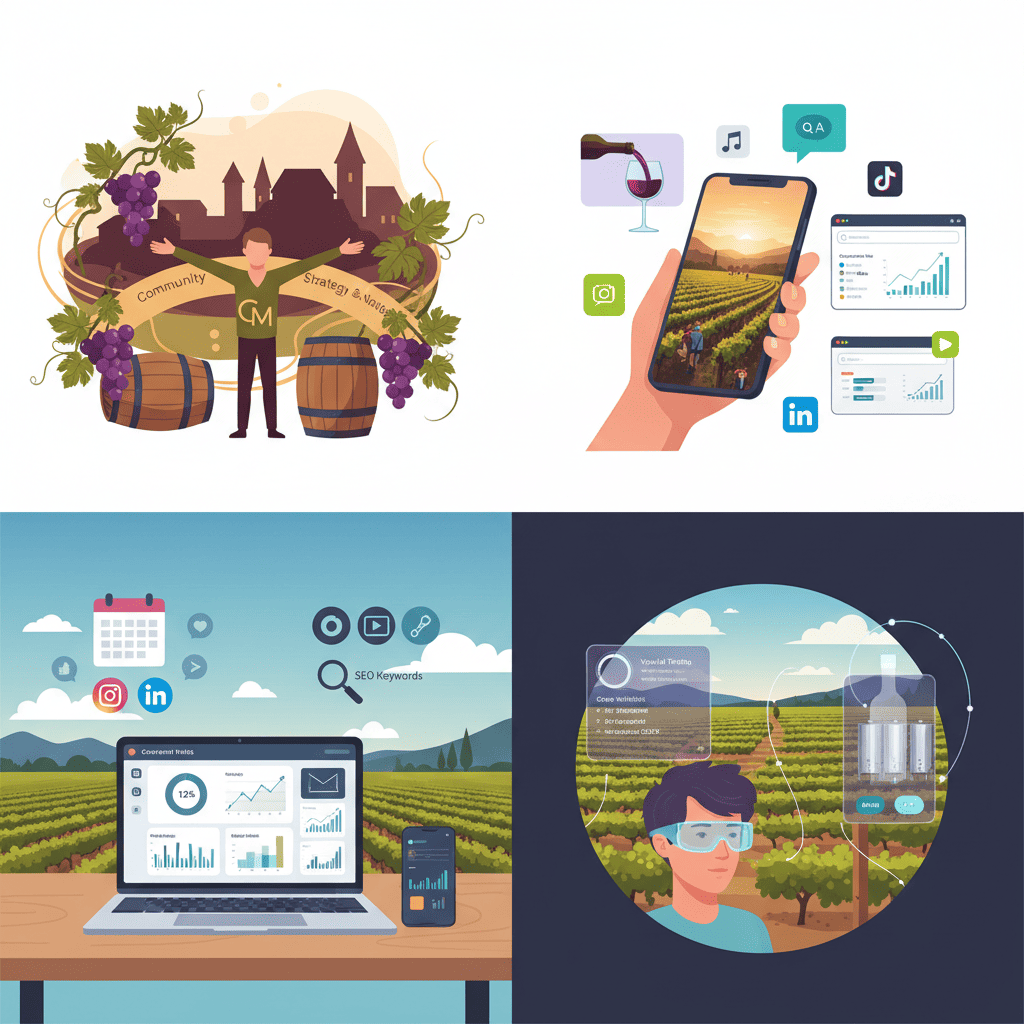 Community Manager viticole : booster la notoriété d’un domaine en ligne